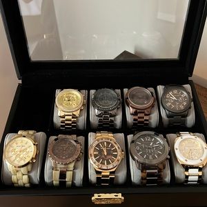 9 Michael kors watches with case included